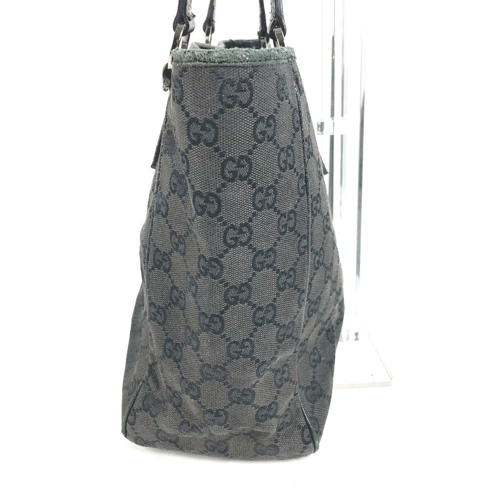 GUCCI 113017 ロゴ GG カバン 肩掛け トートバッグ ショルダーバッグ GGキャンバス/レザー ユニセックス ブラック