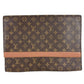 LOUIS VUITTON M51801 モノグラム ポルトエンベロープ カバン 書類バッグ フラップ セカンドバッグ クラッチバッグ モノグラムキャンバス ユニセックス ブラウン