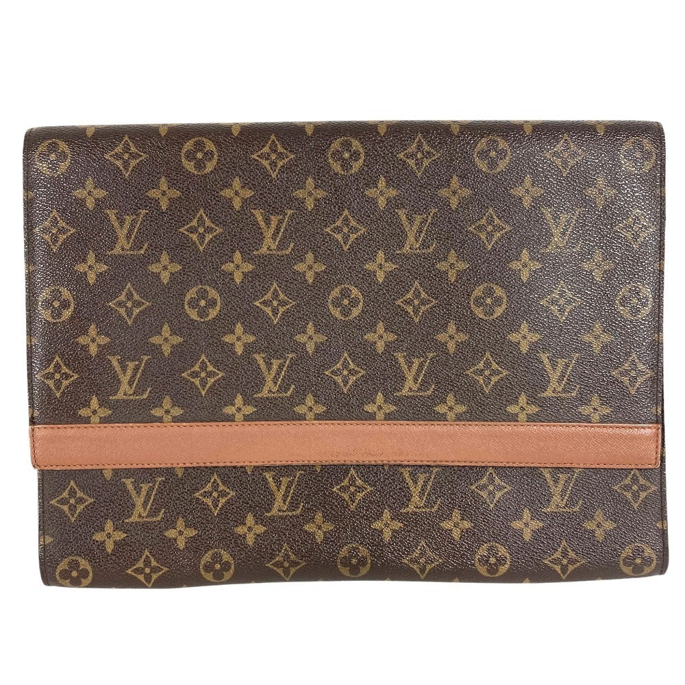 LOUIS VUITTON M51801 モノグラム ポルトエンベロープ カバン 書類バッグ フラップ セカンドバッグ クラッチバッグ モノグラムキャンバス ユニセックス ブラウン