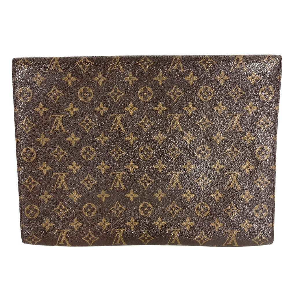 LOUIS VUITTON M51801 モノグラム ポルトエンベロープ カバン 書類バッグ フラップ セカンドバッグ クラッチバッグ モノグラムキャンバス ユニセックス ブラウン