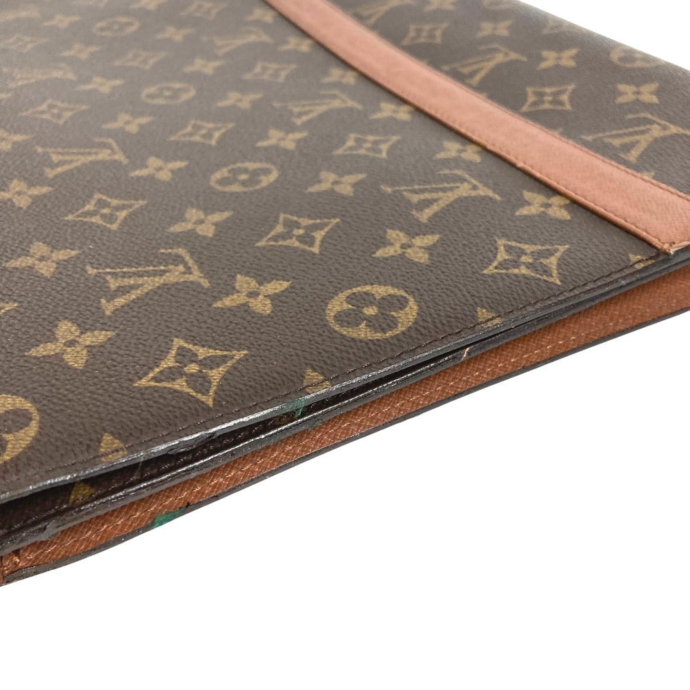 LOUIS VUITTON M51801 モノグラム ポルトエンベロープ カバン 書類バッグ フラップ セカンドバッグ クラッチバッグ モノグラムキャンバス ユニセックス ブラウン