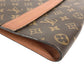 LOUIS VUITTON M51801 モノグラム ポルトエンベロープ カバン 書類バッグ フラップ セカンドバッグ クラッチバッグ モノグラムキャンバス ユニセックス ブラウン