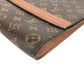 LOUIS VUITTON M51801 モノグラム ポルトエンベロープ カバン 書類バッグ フラップ セカンドバッグ クラッチバッグ モノグラムキャンバス ユニセックス ブラウン