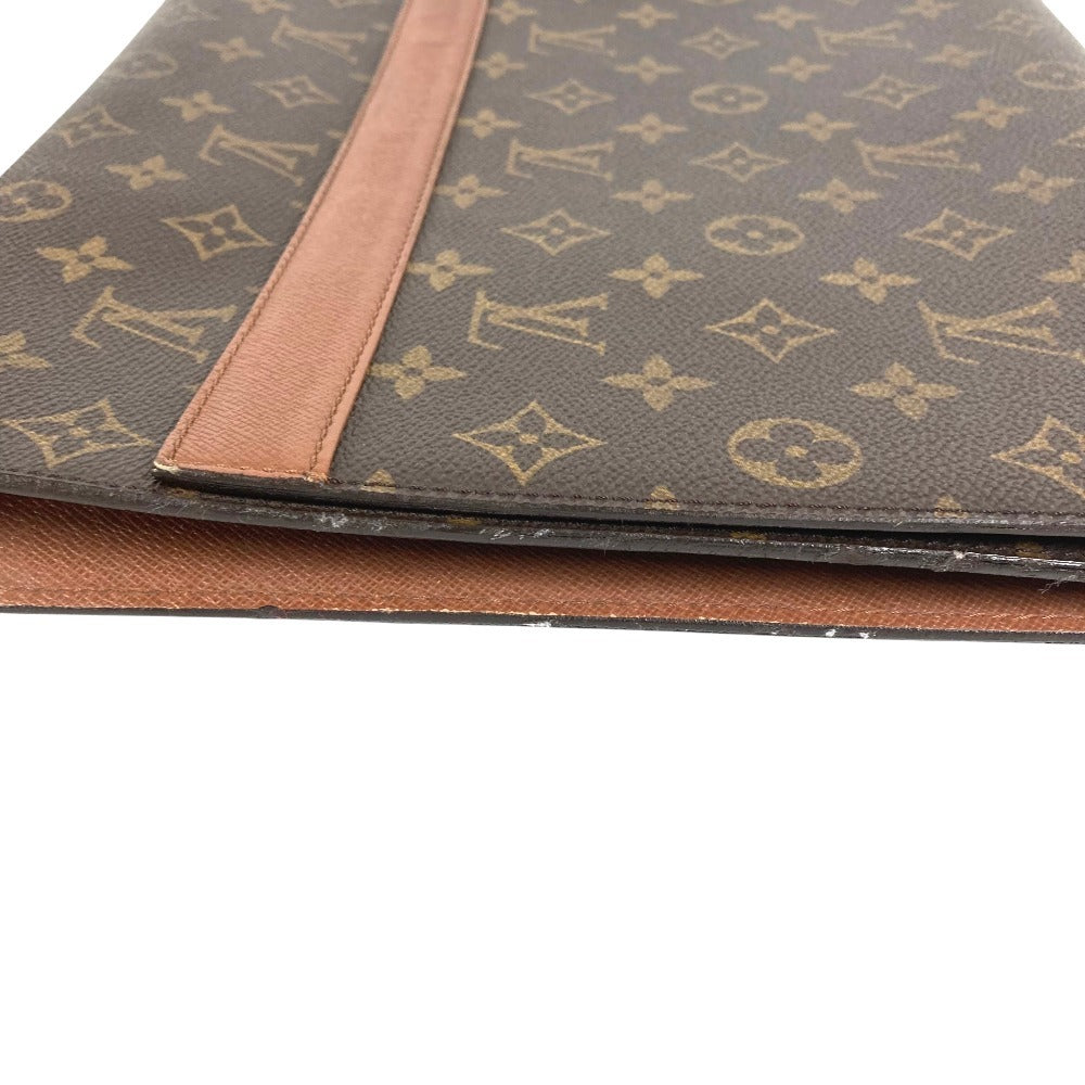 LOUIS VUITTON M51801 モノグラム ポルトエンベロープ カバン 書類バッグ フラップ セカンドバッグ クラッチバッグ モノグラムキャンバス ユニセックス ブラウン
