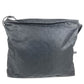 GUCCI 308840 GG Logo All Over Pattern Bag Crossbody Shoulder Bag Leather/Nylon Unisex Black
