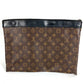 LOUIS VUITTON M69411 モノグラムマカサー ポシェットディスカバリー カバン セカンドバッグ ポーチ クラッチバッグ モノグラムマカサーキャンバス ユニセックス ブラウン