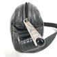 CHANEL Logo CC Coco Mark All-over Pattern Bag Crossbody Pochette Shoulder Bag Leather Unisex Black