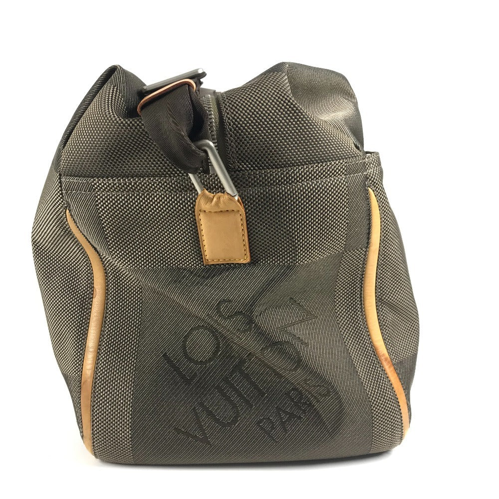LOUIS VUITTON M93228 Damier Geant Souverain Travel Bag Holdall Handbag 2WAY Shoulder Bag Boston Bag Damier Geant Canvas Unisex Taupe Khaki