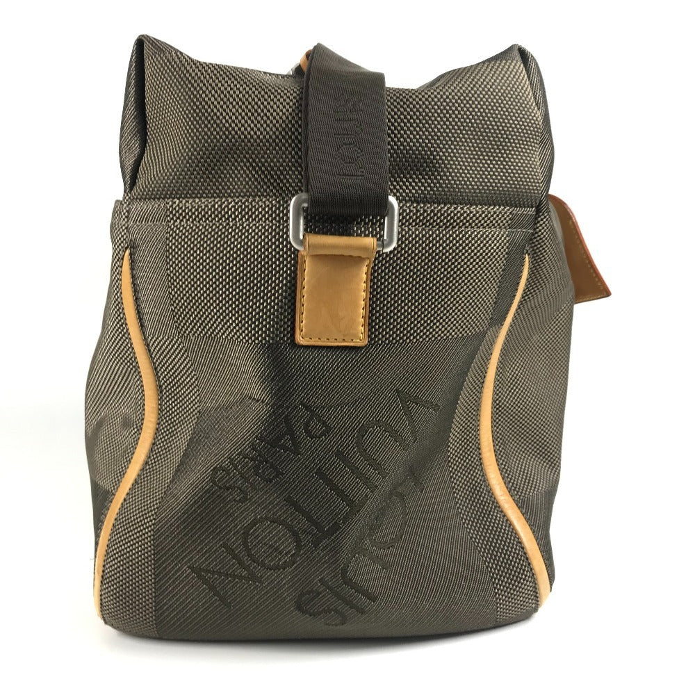 LOUIS VUITTON M93228 Damier Geant Souverain Travel Bag Holdall Handbag 2WAY Shoulder Bag Boston Bag Damier Geant Canvas Unisex Taupe Khaki