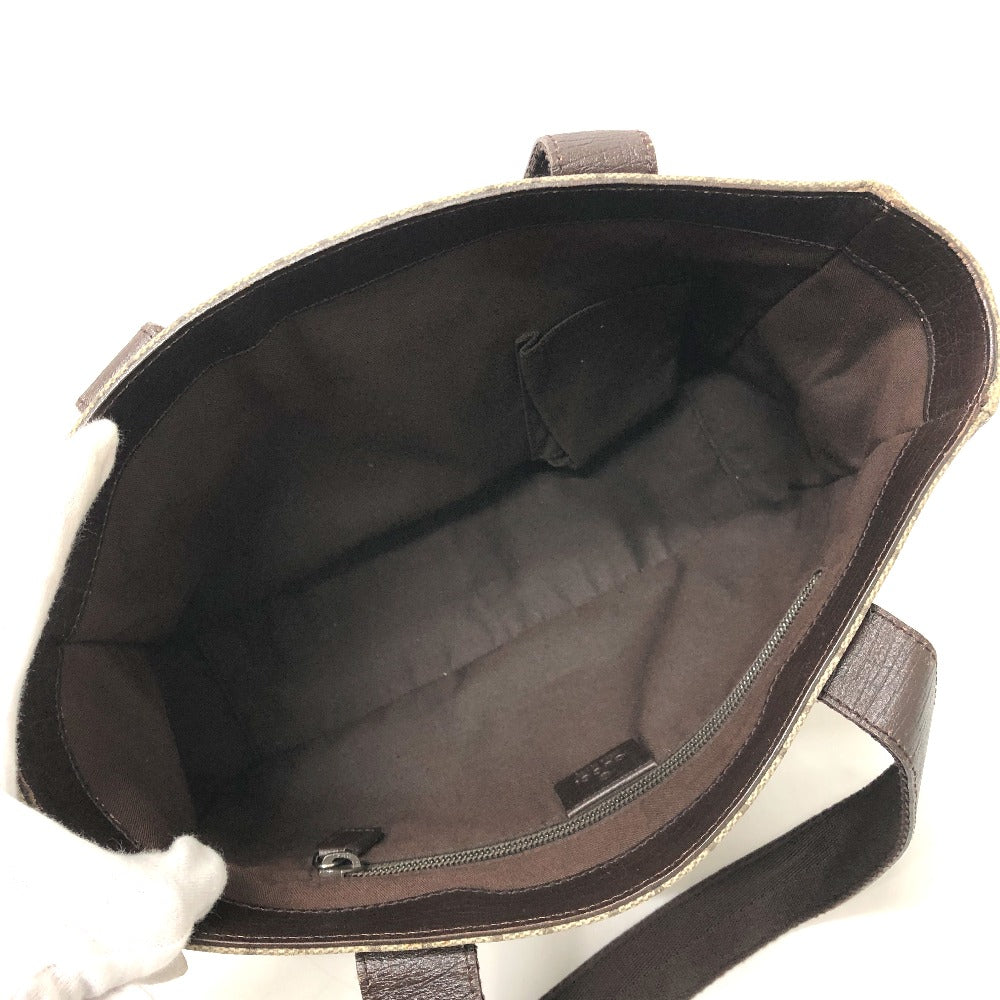 GUCCI 141976 GG Supreme Logo Bag Tote Bag Handbag GG Supreme Canvas Unisex Beige