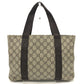 GUCCI 141976 GG Supreme Logo Bag Tote Bag Handbag GG Supreme Canvas Unisex Beige