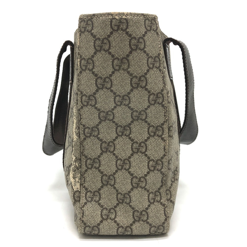 GUCCI 141976 GG Supreme Logo Bag Tote Bag Handbag GG Supreme Canvas Unisex Beige