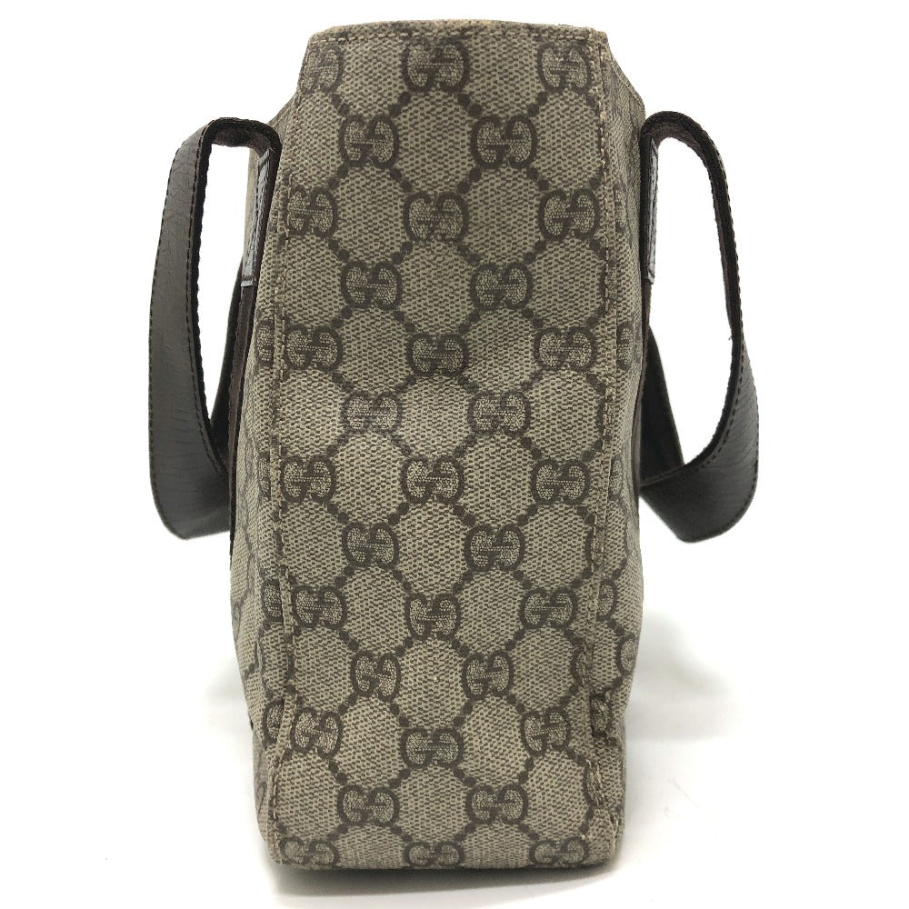 GUCCI 141976 GG Supreme Logo Bag Tote Bag Handbag GG Supreme Canvas Unisex Beige