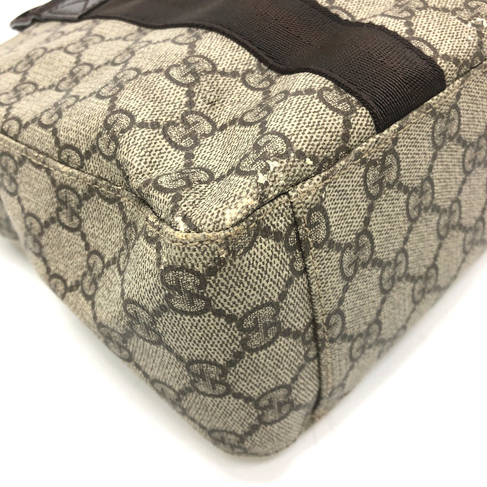 GUCCI 141976 GG Supreme Logo Bag Tote Bag Handbag GG Supreme Canvas Unisex Beige