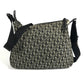 Dior Trotter Logo Crossbody Shoulder Bag Leather/Canvas Unisex Black
