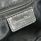 Dior Trotter Logo Crossbody Shoulder Bag Leather/Canvas Unisex Black