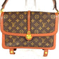 LOUIS VUITTON M51414 Monogram Vintage Sac Vendome Bag Shoulder Flap Shoulder Bag Monogram Canvas Unisex Brown