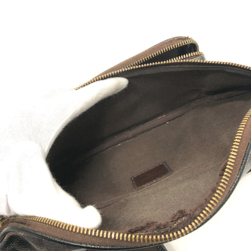 LOUIS VUITTON N51172 Damier Bum Bag Melville Bag Body Bag Belt Bag Waist Pouch Waist Bag Damier Canvas Unisex Ebene Brown