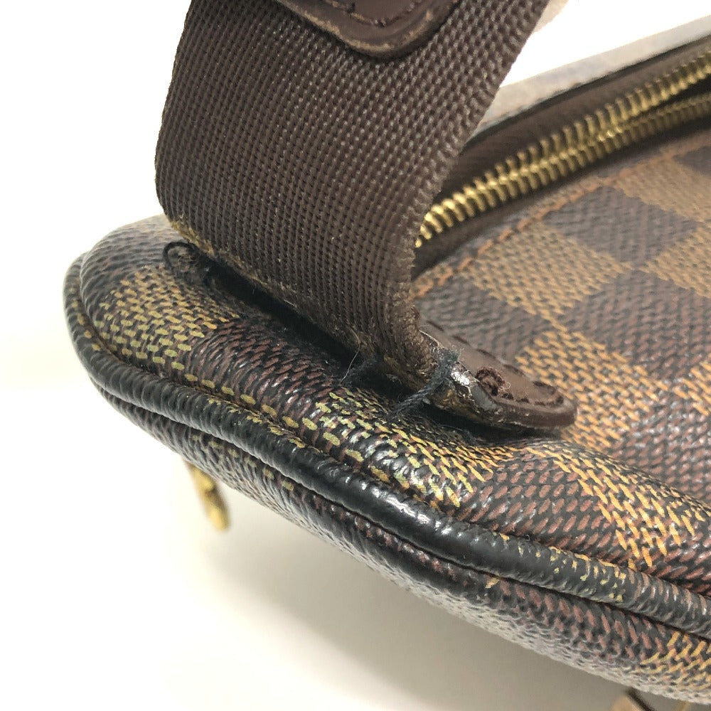 LOUIS VUITTON N51172 Damier Bum Bag Melville Bag Body Bag Belt Bag Waist Pouch Waist Bag Damier Canvas Unisex Ebene Brown
