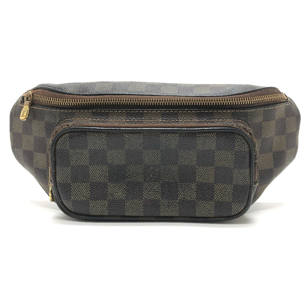 LOUIS VUITTON N51172 Damier Bum Bag Melville Bag Body Bag Belt Bag Waist Pouch Waist Bag Damier Canvas Unisex Ebene Brown
