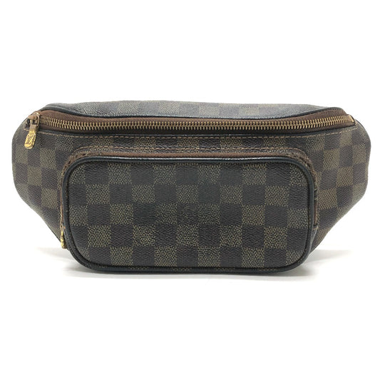 LOUIS VUITTON N51172 ダミエ バムバッグ メルヴィール カバン ボディバッグ ベルトバッグ ウエストポーチ ウエストバッグ ダミエキャンバス ユニセックス エベヌ ブラウン