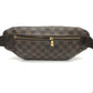 LOUIS VUITTON N51172 Damier Bum Bag Melville Bag Body Bag Belt Bag Waist Pouch Waist Bag Damier Canvas Unisex Ebene Brown