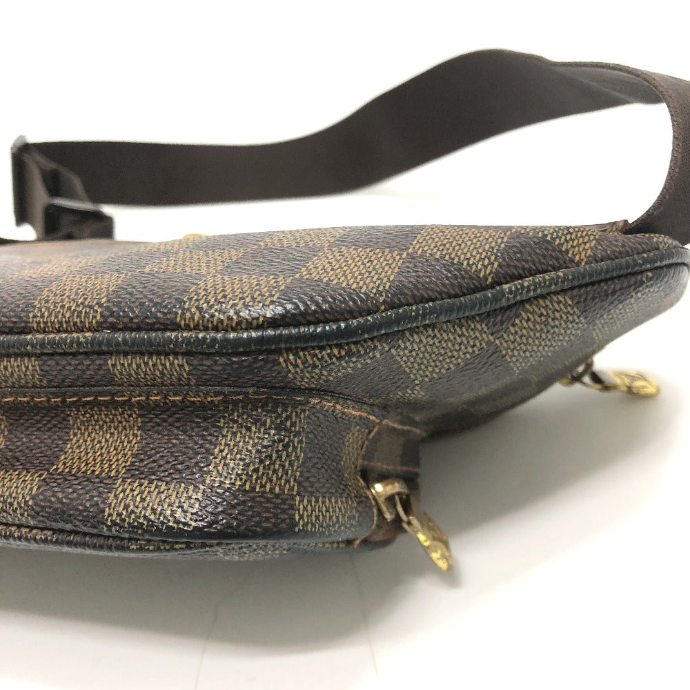 LOUIS VUITTON N51172 Damier Bum Bag Melville Bag Body Bag Belt Bag Waist Pouch Waist Bag Damier Canvas Unisex Ebene Brown