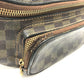 LOUIS VUITTON N51172 Damier Bum Bag Melville Bag Body Bag Belt Bag Waist Pouch Waist Bag Damier Canvas Unisex Ebene Brown