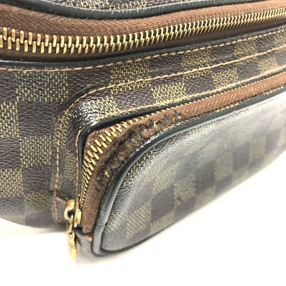 LOUIS VUITTON N51172 Damier Bum Bag Melville Bag Body Bag Belt Bag Waist Pouch Waist Bag Damier Canvas Unisex Ebene Brown