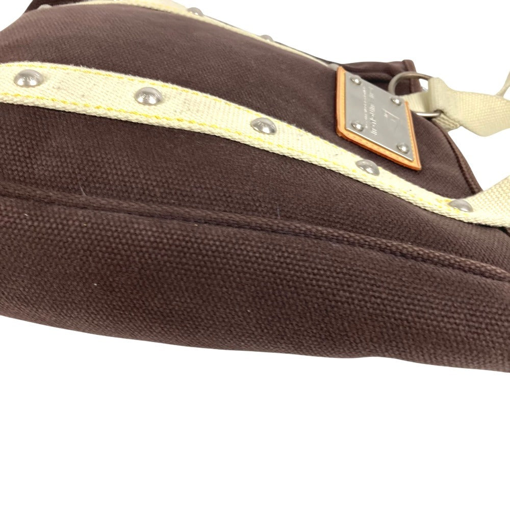 LOUIS VUITTON M80663 アンティグア カバMM カバ MM バッグ 肩掛け トートバッグ ショルダーバッグ キャンバス ユニセックス ブラウン