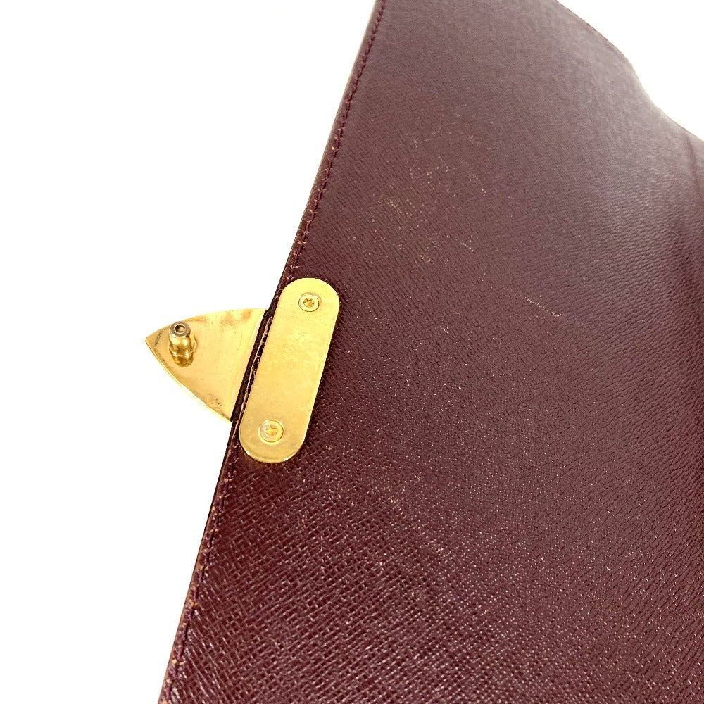 LOUIS VUITTON M30036 タイガ セルヴィエット モスコバ カバン ハンドバッグ 書類バッグ ブリーフケース ビジネスバッグ タイガレザー ユニセックス アカジュー パープル