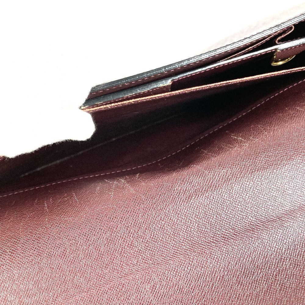 LOUIS VUITTON M30036 タイガ セルヴィエット モスコバ カバン ハンドバッグ 書類バッグ ブリーフケース ビジネスバッグ タイガレザー ユニセックス アカジュー パープル