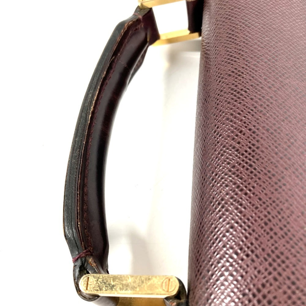 LOUIS VUITTON M30036 タイガ セルヴィエット モスコバ カバン ハンドバッグ 書類バッグ ブリーフケース ビジネスバッグ タイガレザー ユニセックス アカジュー パープル
