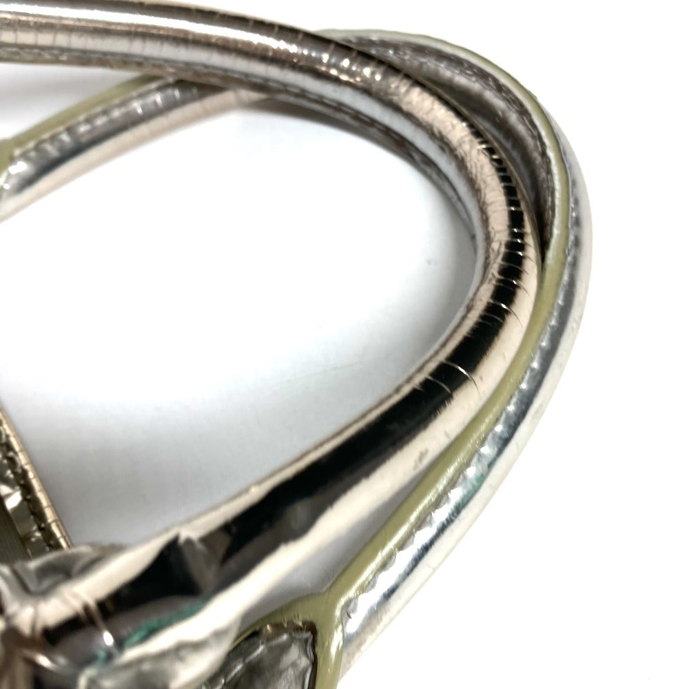 LOUIS VUITTON M40269 モノグラムミロワール サックプラ カバン トートバッグ 縦型 ハンドバッグ レザー ユニセックス アルジャン シルバー