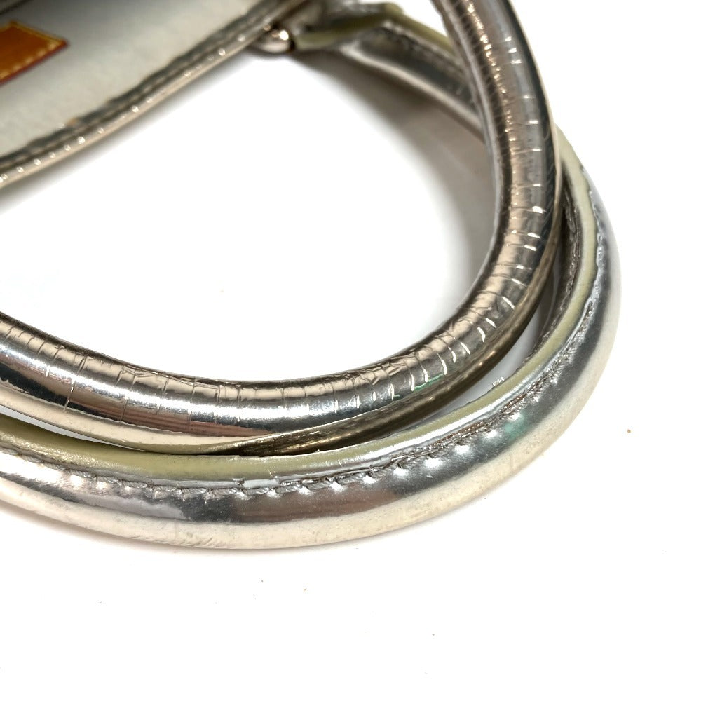 LOUIS VUITTON M40269 モノグラムミロワール サックプラ カバン トートバッグ 縦型 ハンドバッグ レザー ユニセックス アルジャン シルバー