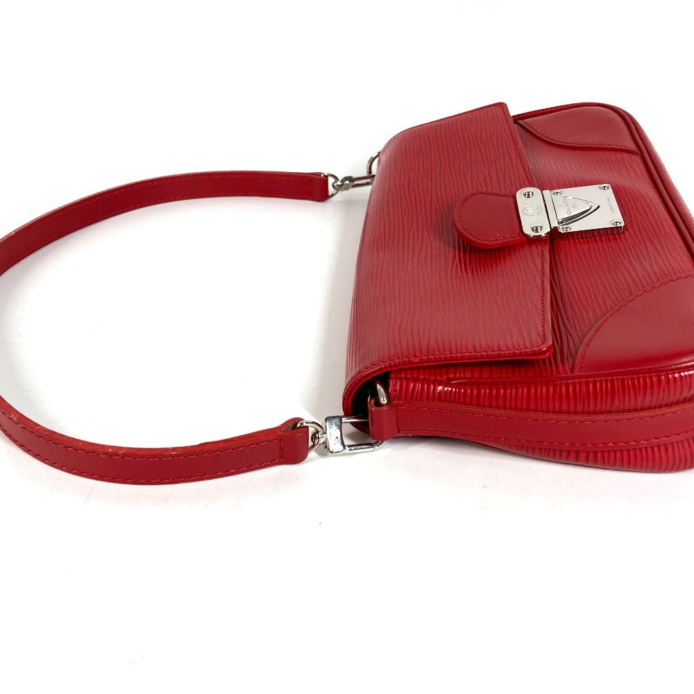 LOUIS VUITTON M5888E エピ ポシェット セギュール カバン ハンドバッグ フラップ アクセサリーポーチ ショルダーバッグ エピレザー ユニセックス レッド