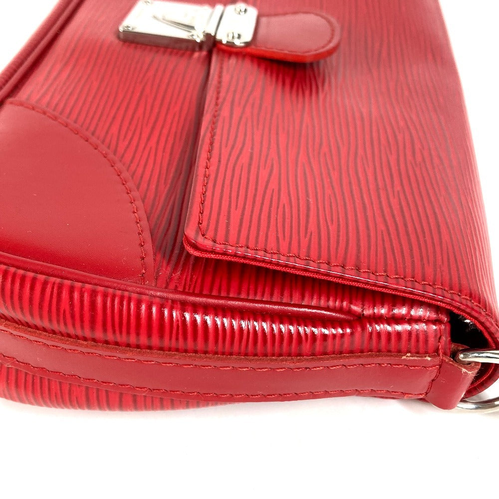 LOUIS VUITTON M5888E エピ ポシェット セギュール カバン ハンドバッグ フラップ アクセサリーポーチ ショルダーバッグ エピレザー ユニセックス レッド