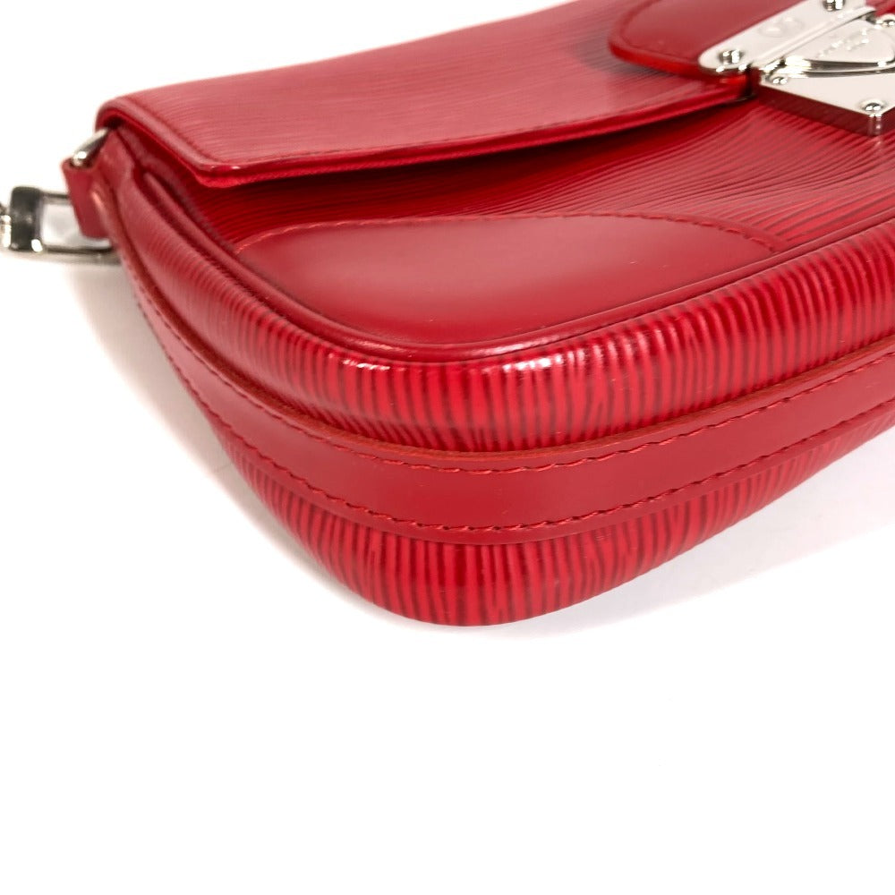 LOUIS VUITTON M5888E エピ ポシェット セギュール カバン ハンドバッグ フラップ アクセサリーポーチ ショルダーバッグ エピレザー ユニセックス レッド