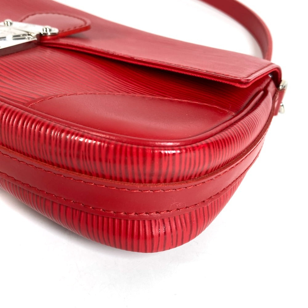 LOUIS VUITTON M5888E エピ ポシェット セギュール カバン ハンドバッグ フラップ アクセサリーポーチ ショルダーバッグ エピレザー ユニセックス レッド