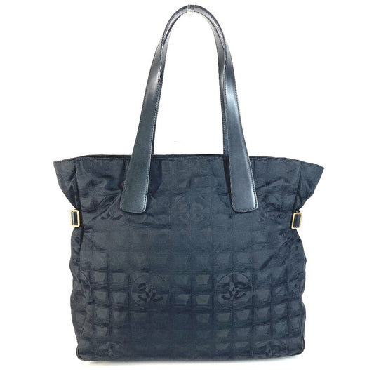CHANEL A15825 New Travel Line GM New Travel Line GM Tote Bag Shoulder Bag Leather/Nylon Unisex Black