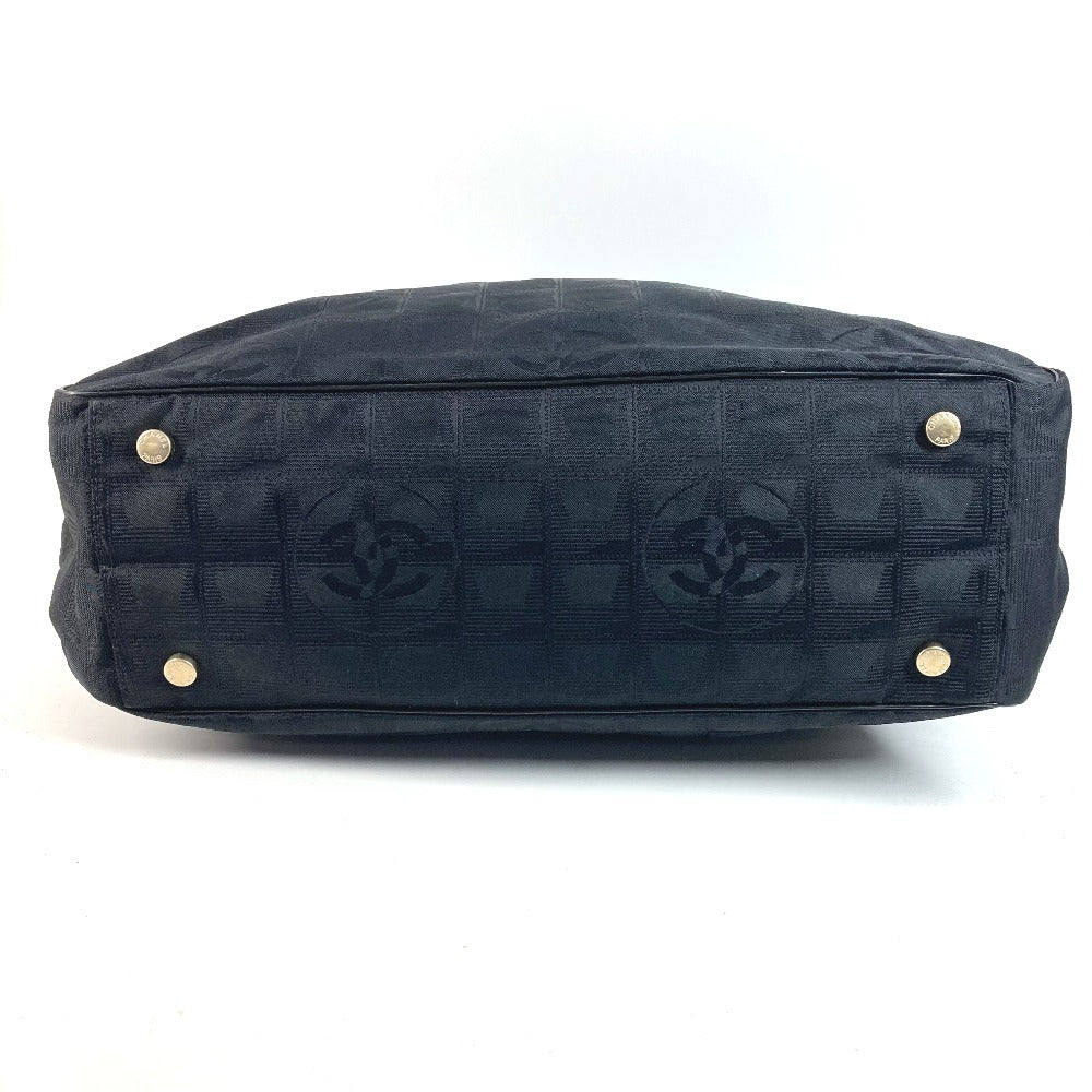 CHANEL A15825 New Travel Line GM New Travel Line GM Tote Bag Shoulder Bag Leather/Nylon Unisex Black