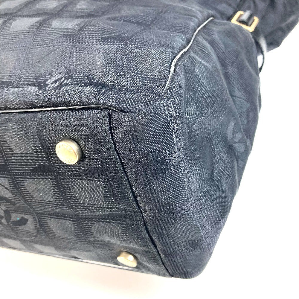 CHANEL A15825 New Travel Line GM New Travel Line GM Tote Bag Shoulder Bag Leather/Nylon Unisex Black