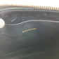 BALENCIAGA 545773 Logo Bi-Color Bag Second Bag Pouch Clutch Bag Leather Unisex Black