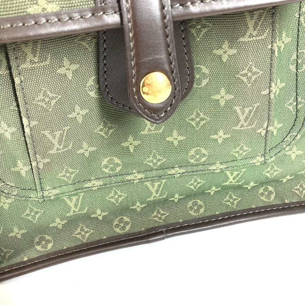 LOUIS VUITTON M92322 Monogram Mini Bouzas Marie Kate Crossbody Shoulder Bag in Monogram Mini Canvas, Unisex, Khaki