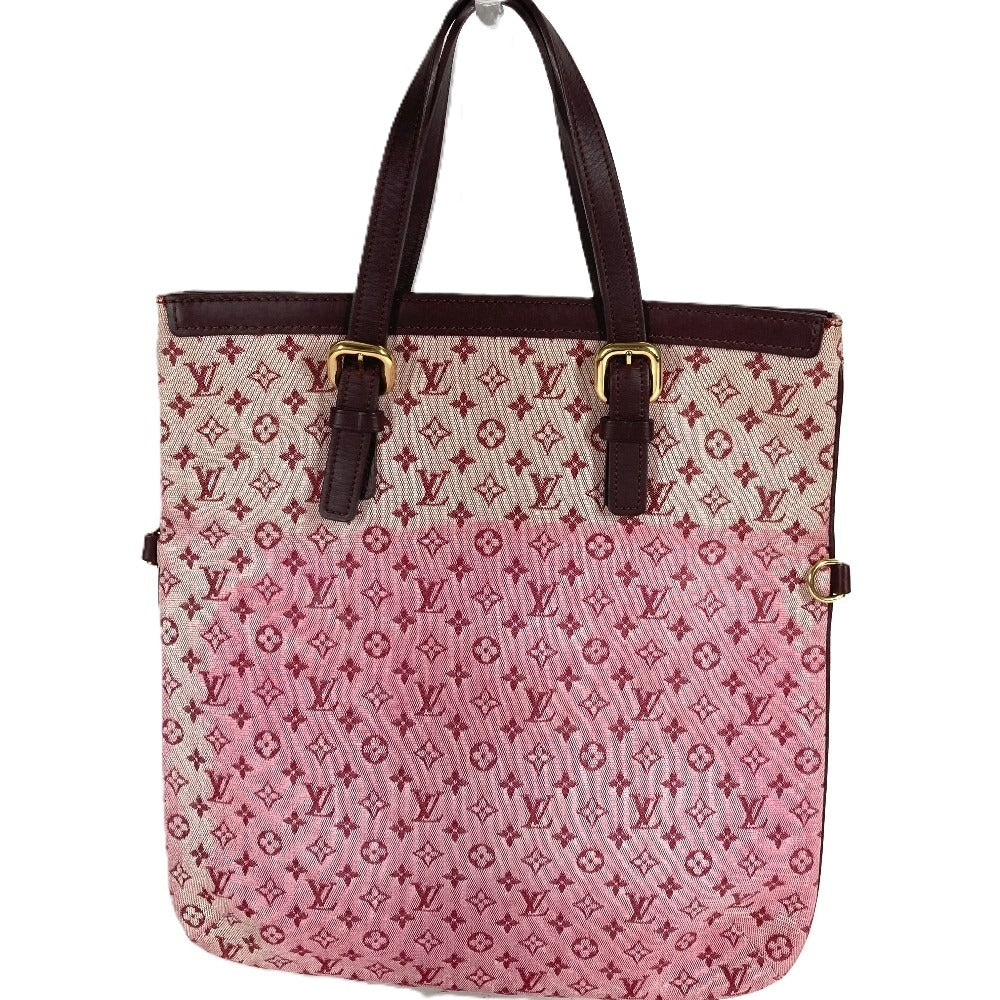 LOUIS VUITTON M92210 モノグラムミニ フランソワーズ 肩掛け 2WAYバッグ ハンドバッグ カバン フラットバッグ トートバッグ モノグラムミニキャンバス レディース スリーズ レッド