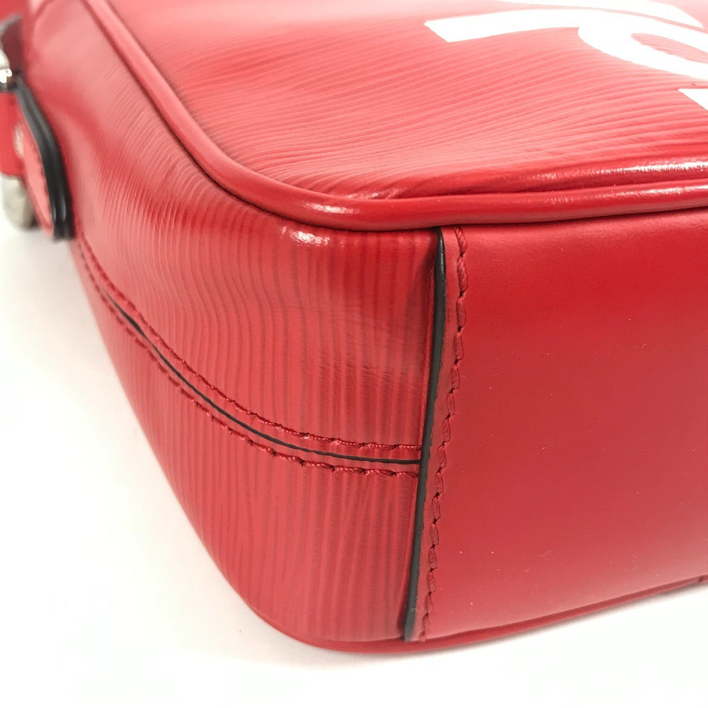 LOUIS VUITTON M53417 エピ supreme シュプリーム コラボ ダヌーブPM ダヌーブ PM カバン 斜め掛け ポシェット ショルダーバッグ エピレザー レディース レッド