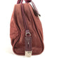 PRADA Triangle Logo Plate Bag Tote Bag Mini Boston Bag Shoulder Bag Nylon Unisex Wine Red