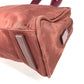 PRADA Triangle Logo Plate Bag Tote Bag Mini Boston Bag Shoulder Bag Nylon Unisex Wine Red
