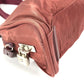 PRADA Triangle Logo Plate Bag Tote Bag Mini Boston Bag Shoulder Bag Nylon Unisex Wine Red
