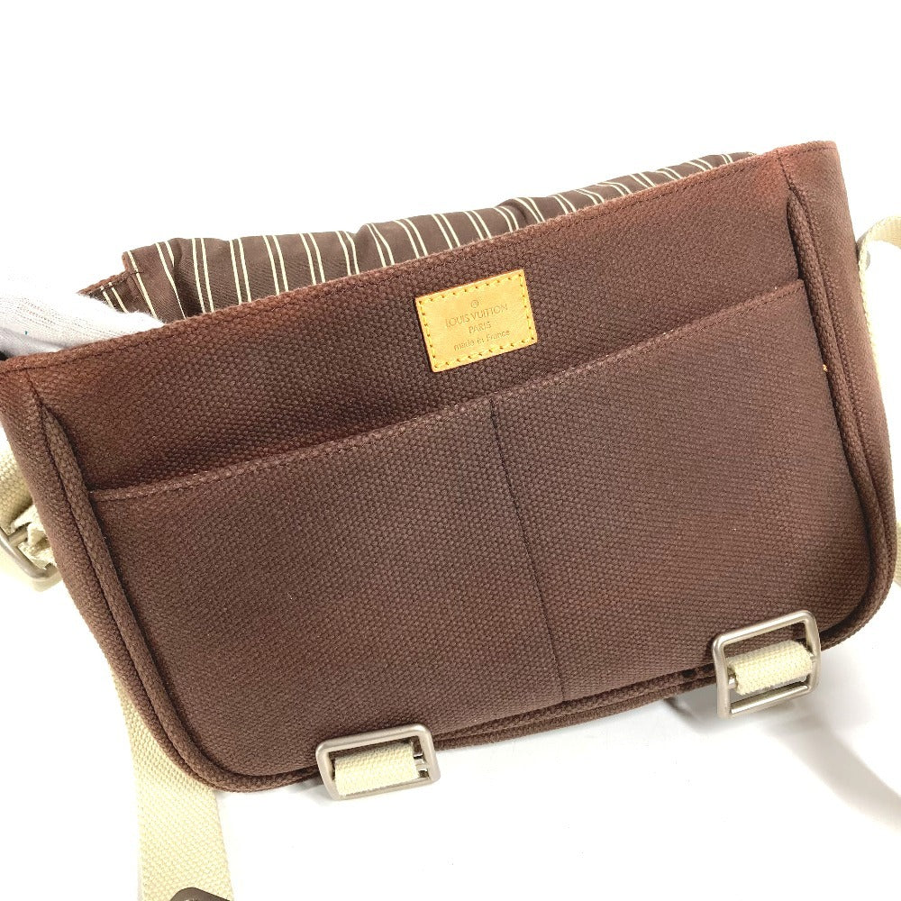 LOUIS VUITTON M80661 Antigua Besace PM Besace PM Bag Diagonal Flap Shoulder Bag Canvas Unisex Brown